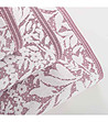 Памучна хавлия в бяло и розово Matiss 100х150 см-3 снимка