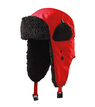 Червена зимна unisex шапка снимка