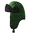 Спортна unisex зимна шапка ушанка в зелено-3 снимка