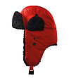 Червена зимна unisex шапка-3 снимка