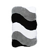 Постелка за баня в сиво, черно и бяло 60x100 см-0 снимка
