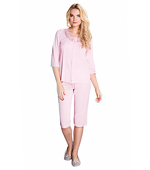 Розова дамска пижама Letizia снимка