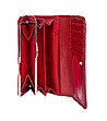 Дамски червен портфейл от естествена кожа Anabela-1 снимка