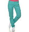 Памучен панталон в зелен нюанс-0 снимка