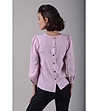 Розова блуза на точки Eviana-1 снимка