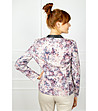 Дамско сако с флорален принт-1 снимка