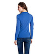 Синя дамска памучна блуза Dianora-1 снимка