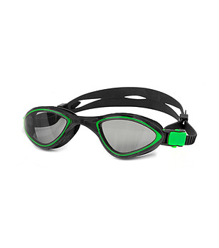 Очила за плуване в черно и зелено Flex снимка