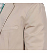 Бежово мъжко памучно сако-2 снимка