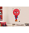 Детски стикер за стена с часовник Spiderman-0 снимка