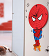 Детски стикер за стена с часовник Spiderman-2 снимка