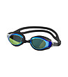 Черни очила за плуване със сини лещи Champion-0 снимка