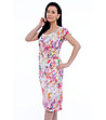 Многоцветна рокля с флорален принт Tinne-0 снимка