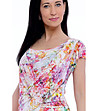 Многоцветна рокля с флорален принт Tinne-1 снимка