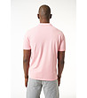 Розова памучна мъжка блуза Viviano-1 снимка