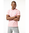 Розова памучна мъжка блуза Viviano-2 снимка