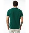 Памучна мъжка блуза в тъмнозелено Vittore-1 снимка