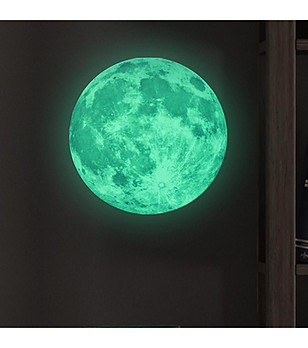 Флуоресциращ стикер Луна снимка