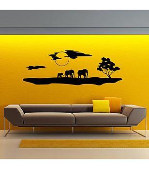 Декоративен стикер Африкански слонове снимка