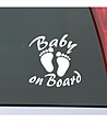 Стикер Baby on board-1 снимка