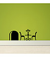 Декоративен стикер Миша дупка и маса-1 снимка