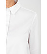 Бяла широка риза-туника-4 снимка