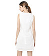 Бяла рокля с бели кантове-1 снимка
