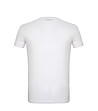Бяла памучна мъжка тениска Alonso-1 снимка