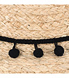 Бежова детска шапка с декоративни пискюли Keila-2 снимка