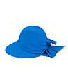 Синя дамска кърпа с козирка Luisa-1 снимка