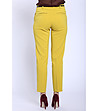 Дамски панталон в цвят горчица-1 снимка