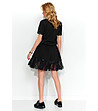 Черна рокля с дантела Indila-1 снимка