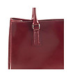 Чанта в червено от естествена кожа Darla-2 снимка