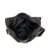 Кожена чанта за рамо в черно Daneta-3 снимка