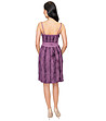 Памучна рокля в лилави нюанси Lena-1 снимка