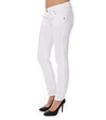 Бял дамски панталон с памук Tassia-2 снимка