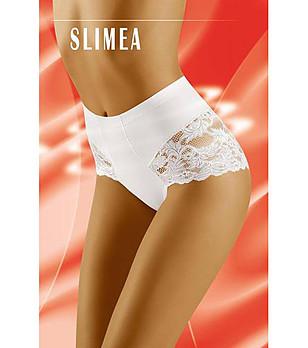Бели оформящи бикини с дантела Slimea снимка
