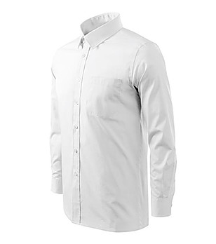 Памучна бяла мъжка риза Royal снимка