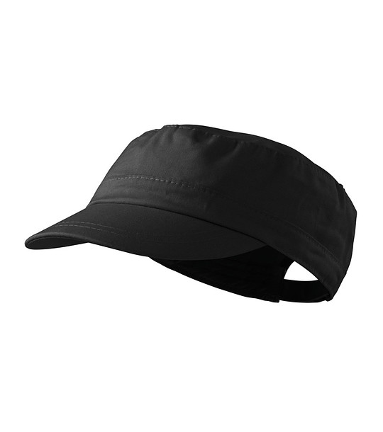 Черна памучна unisex шапка Zino снимка