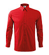 Памучна червена мъжка риза-0 снимка