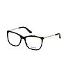 Черни рамки за очила с метални дръжки-1 снимка