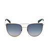 Дамски слънчеви очила с рамки в златисто-2 снимка