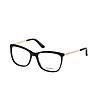 Черни рамки за очила със златисти дръжки-1 снимка