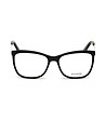 Черни рамки за очила със златисти дръжки-2 снимка