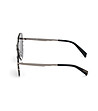 Сиви unisex слънчеви очила авиатор-3 снимка