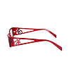 Дамски рамки за очила в цвят бордо-2 снимка