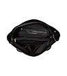 Дамска кожена черна чанта Althea-3 снимка