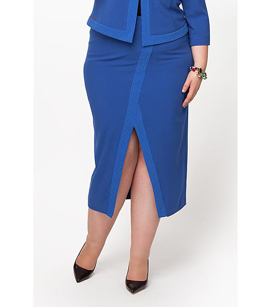 Синя пола с цепка в макси размер снимка