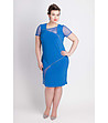 Синя рокля с тюлени елементи Nigela-0 снимка
