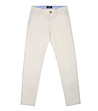 Мъжки памучен панталон в светлобежово Edoardo-3 снимка